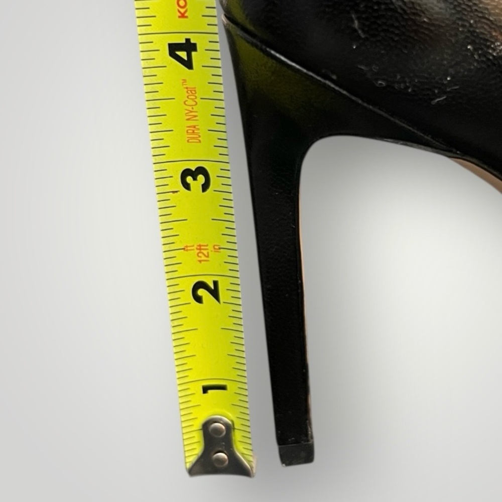 Sam Edelman Pointed Toe Black Leather Stiletto Pump Heels Women’s 7 - Picture 6 of 6